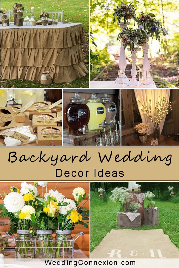 Vintage Intimate Backyard Wedding Theme Ideas